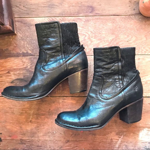 Black Frye "Lucinda Scrunch" boot - Picture 4 of 6